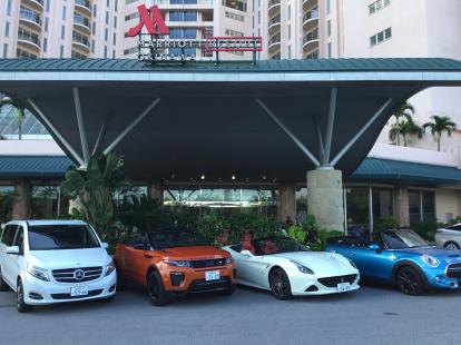 マリオットリゾート沖縄様 車両のお知らせ