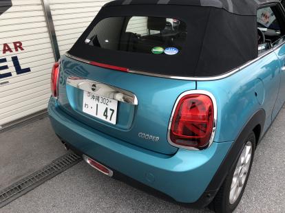 MINIコンバーチブル　トランクルームの設定（屋根が開閉できない理由）