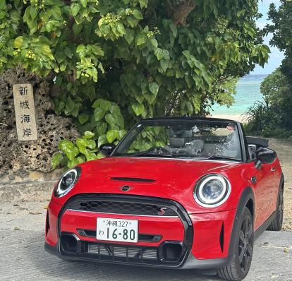 新城海岸 【MINI　クーパーコンバーチブル】